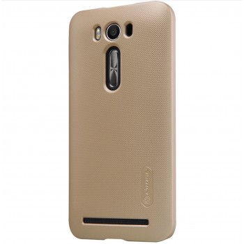 Zenfone 2 Laser Ze500kg/Ze500kl deklas auksinis "Nillkin" Frosted Shield +plevele